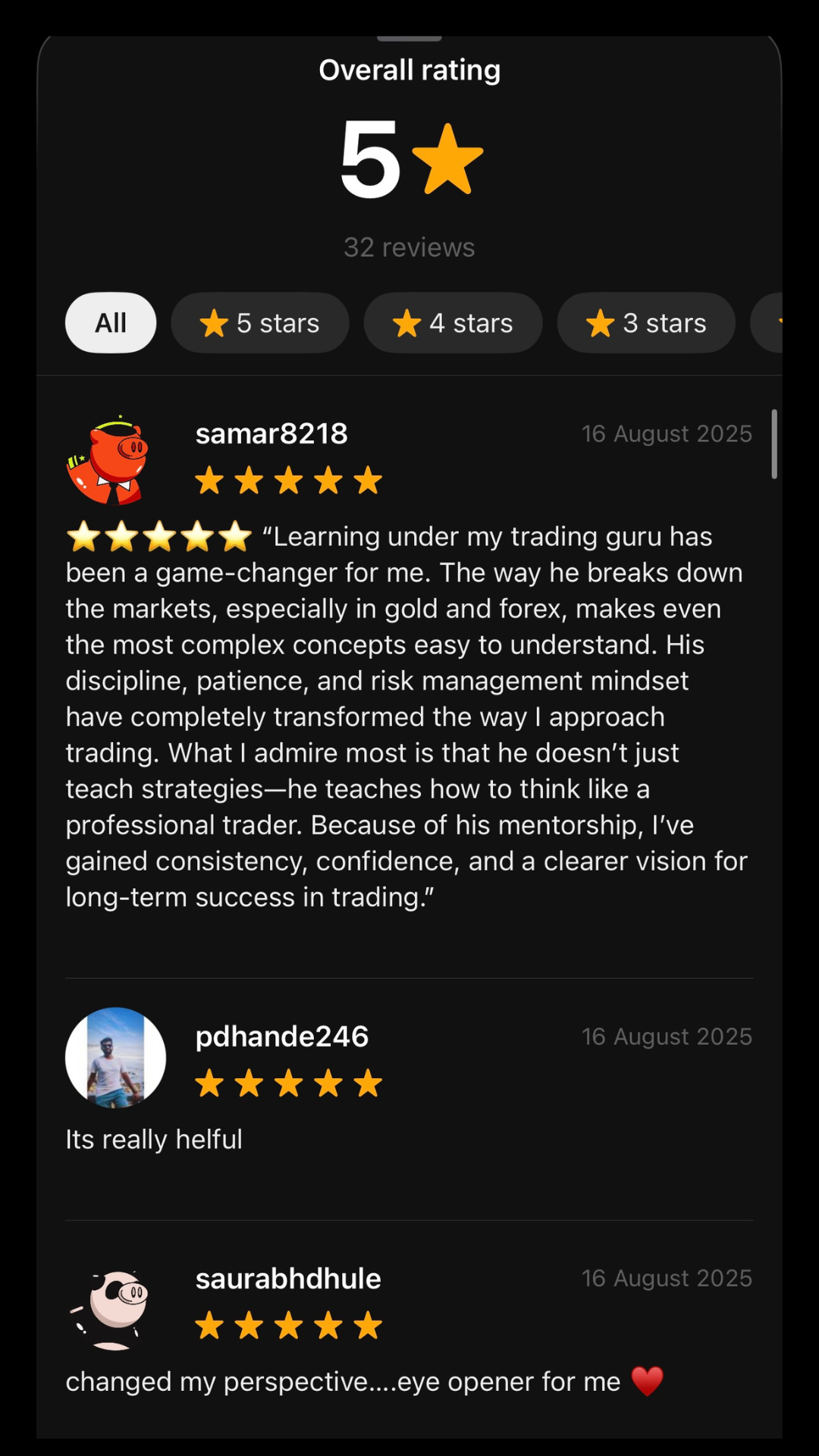 Trader Testimonial 2