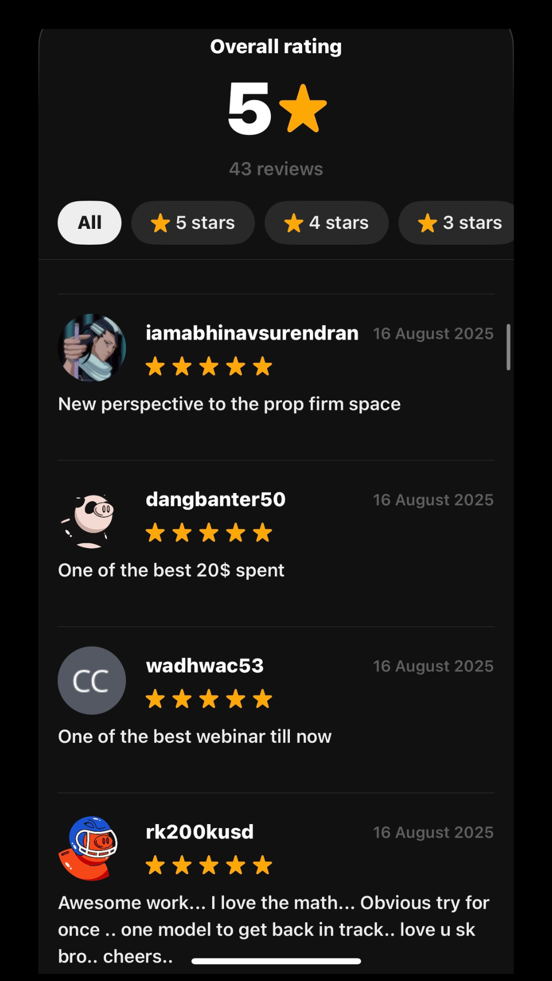 Trader Testimonial 6